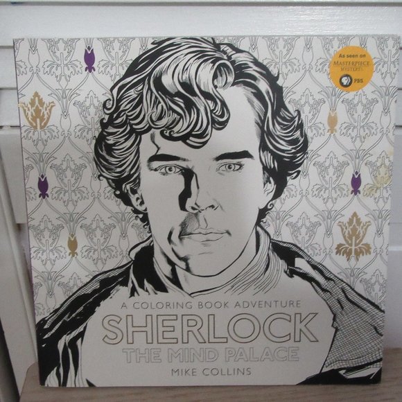 NEW! Sherlock Adult Coloring Book - Picture 1 of 5